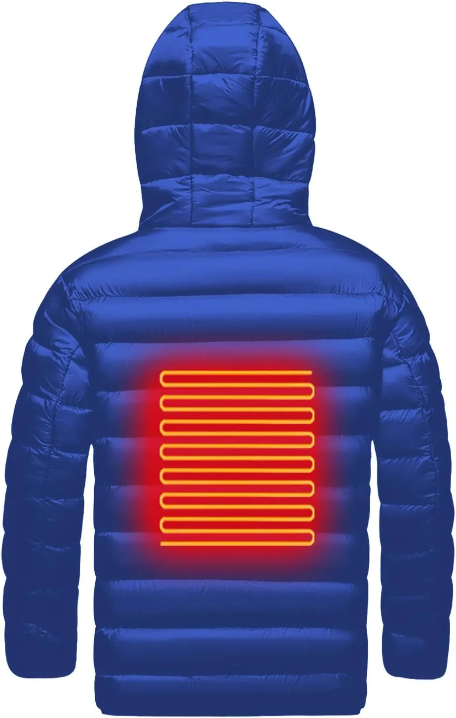 2023 Upgraded Heated Jacket for Boys Girls, Child Electric Heating Jackets Waterproof Windproof Heated Coat Outerwear
