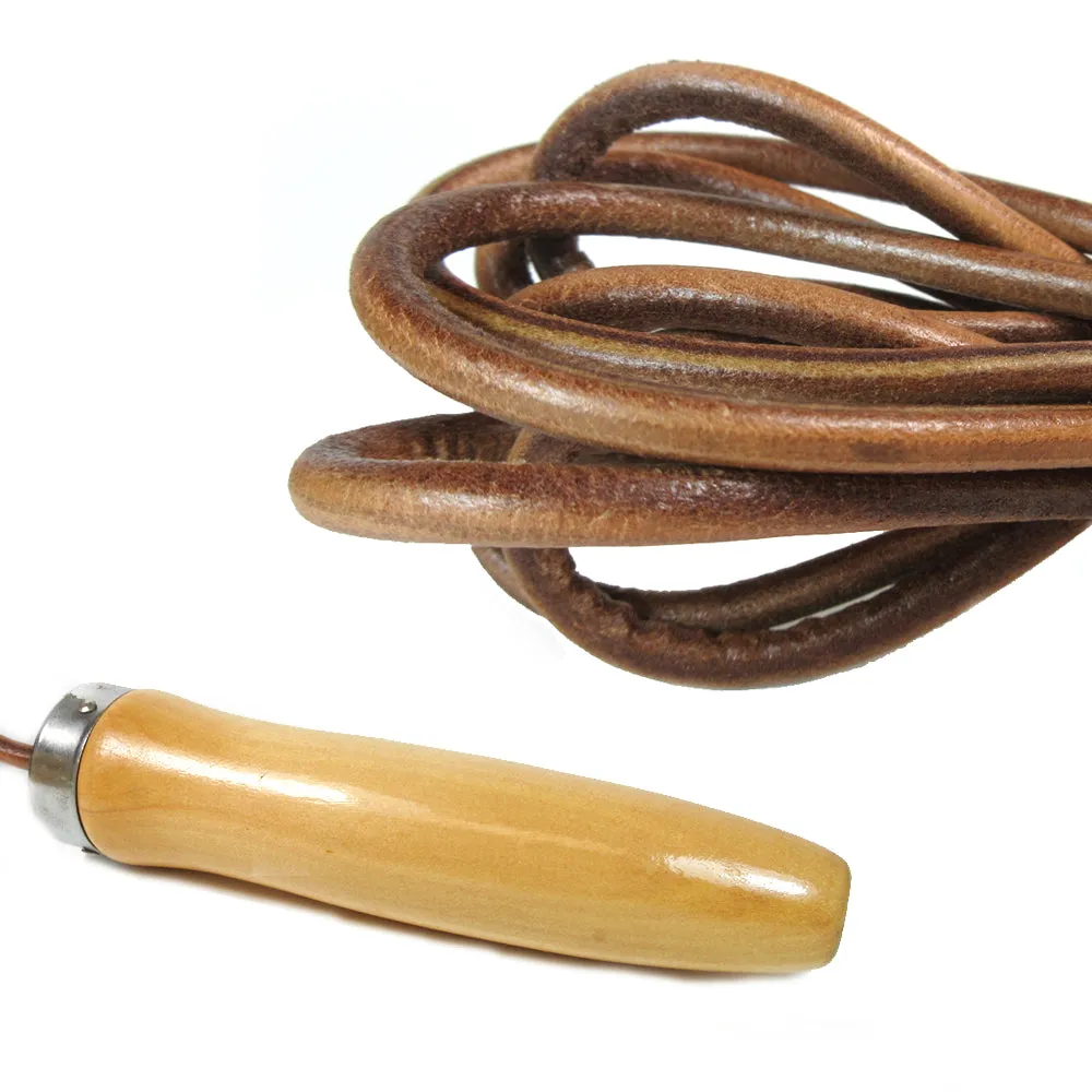 2X Leather Jump Rope Heavy Duty Crossfit Boxing Ball Bearing Fitness Ultra Speed