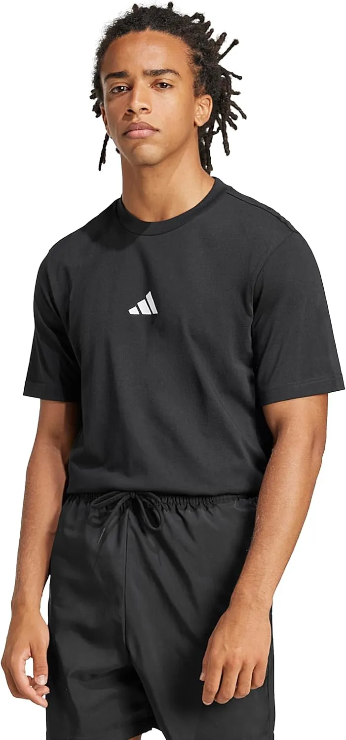 adidas Men's Essentials Small Logo Single Jersey T-Shirt