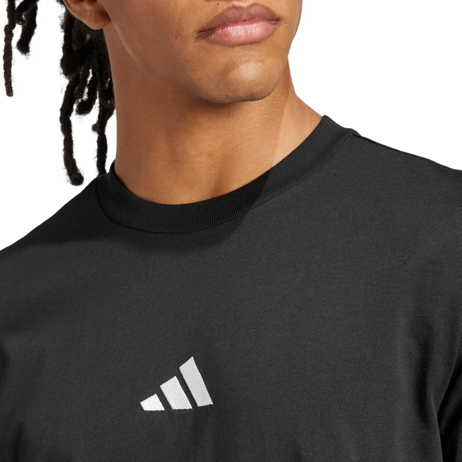 adidas Men's Essentials Small Logo Single Jersey T-Shirt