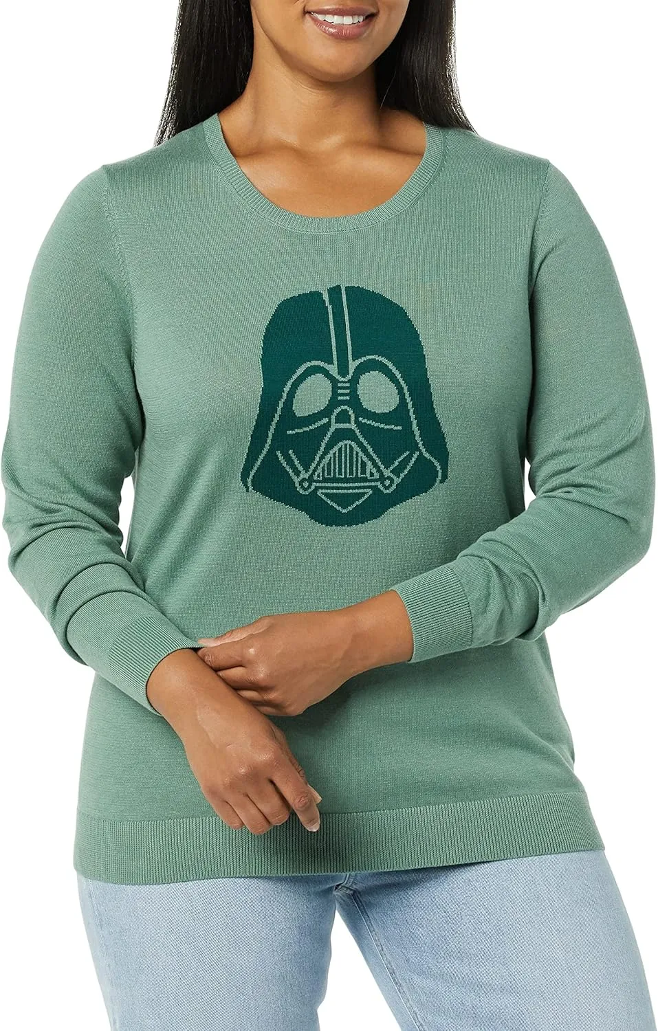 Amazon Essentials Disney | Marvel | Star Wars Women's Lightweight Crewneck Sweaters