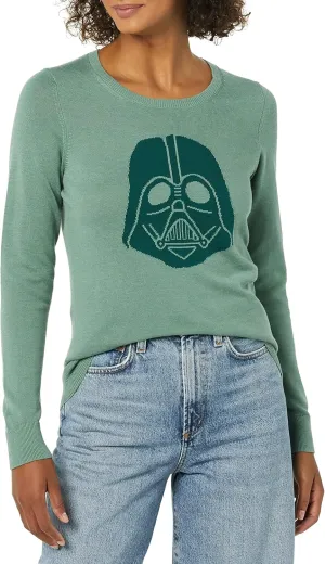 Amazon Essentials Disney | Marvel | Star Wars Women's Lightweight Crewneck Sweaters