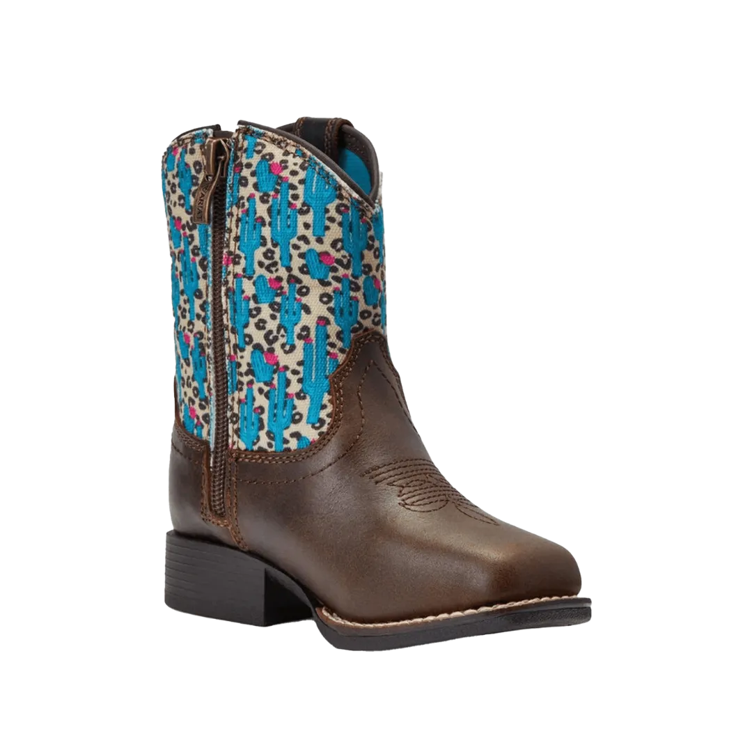 Ariat M&F Kid's Lil' Stompers Sonora Cactus Design Boot