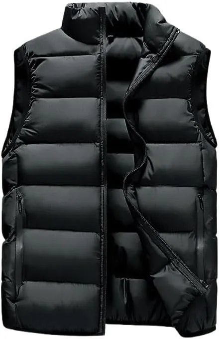 Autumn/Winter new Men Sleeveless Jackets Fashion Thick Warm jackets Vest Cotton-Padded Coats Tops Clothing male