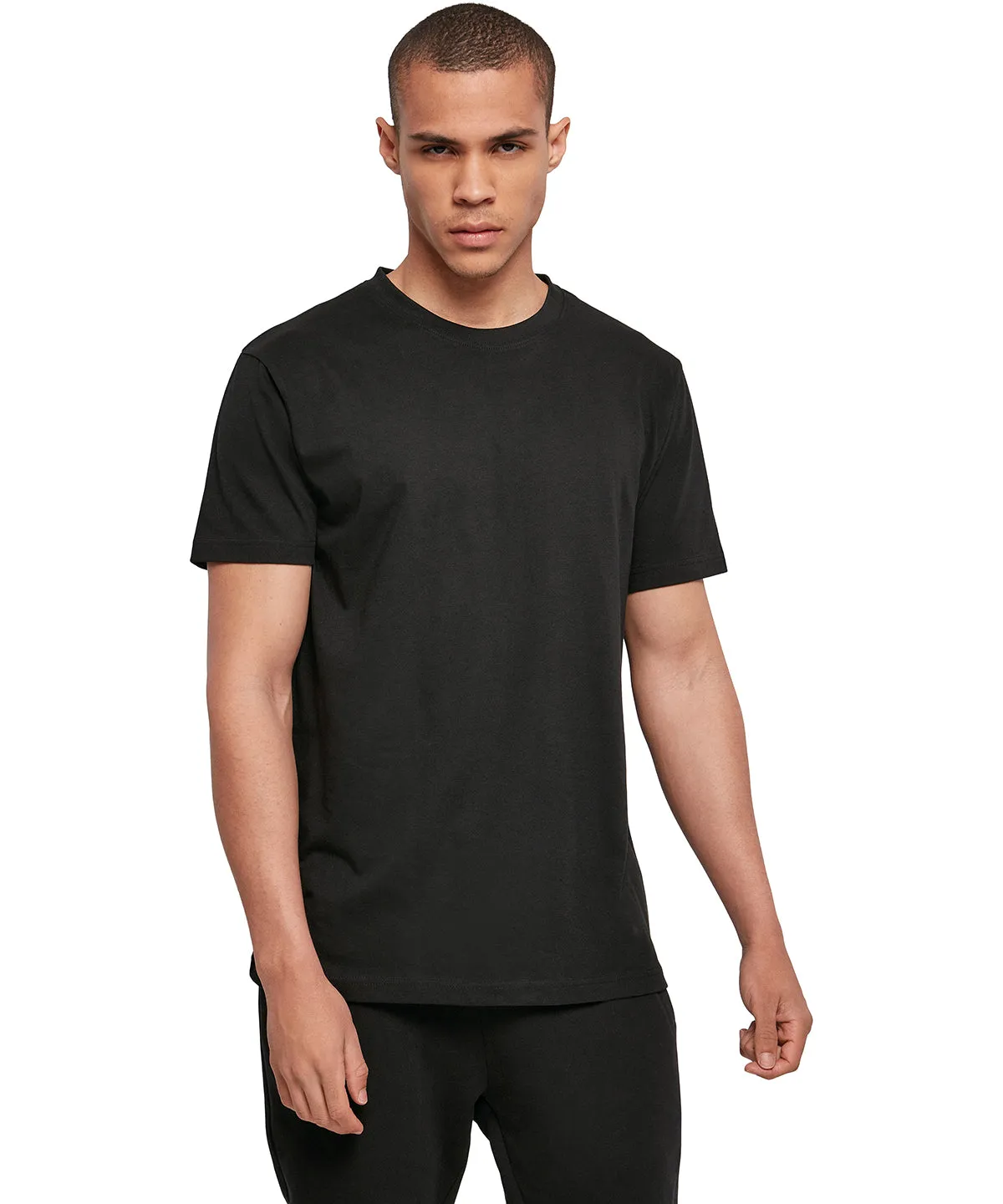 Basic round neck tee | White