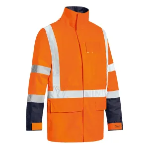 Bisley BJ6377HT Taped TTMC 5 in 1 Rain Jacket Orange