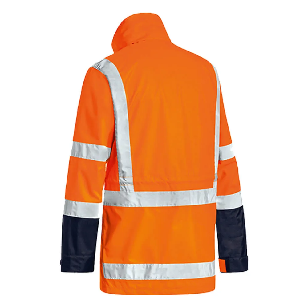 Bisley BJ6377HT Taped TTMC 5 in 1 Rain Jacket Orange