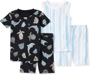 Burt's Bees Baby Baby Boys' Pajamas, Tee and Pant 2-Piece Pj Set, 100% Organic Cotton