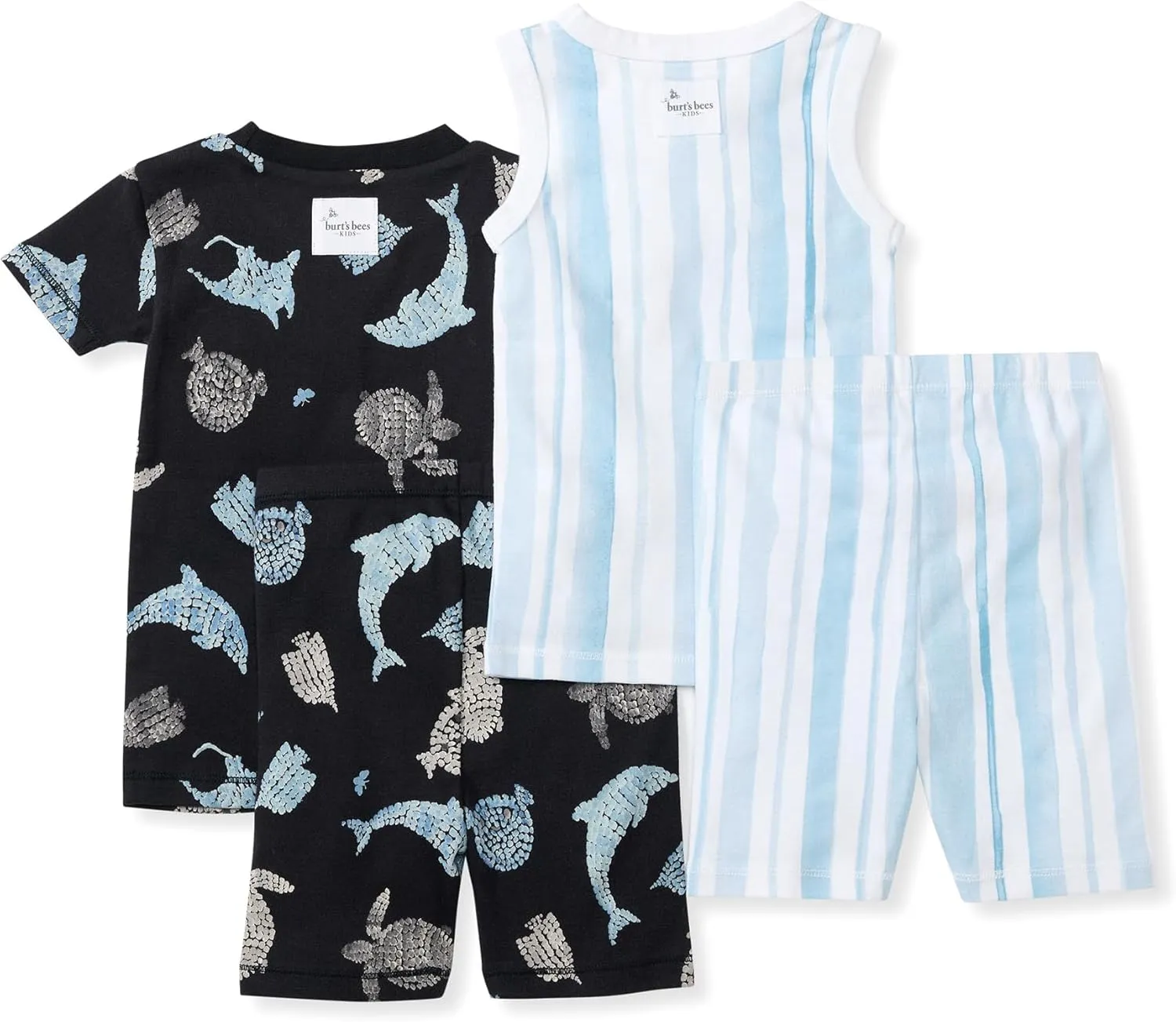 Burt's Bees Baby Baby Boys' Pajamas, Tee and Pant 2-Piece Pj Set, 100% Organic Cotton