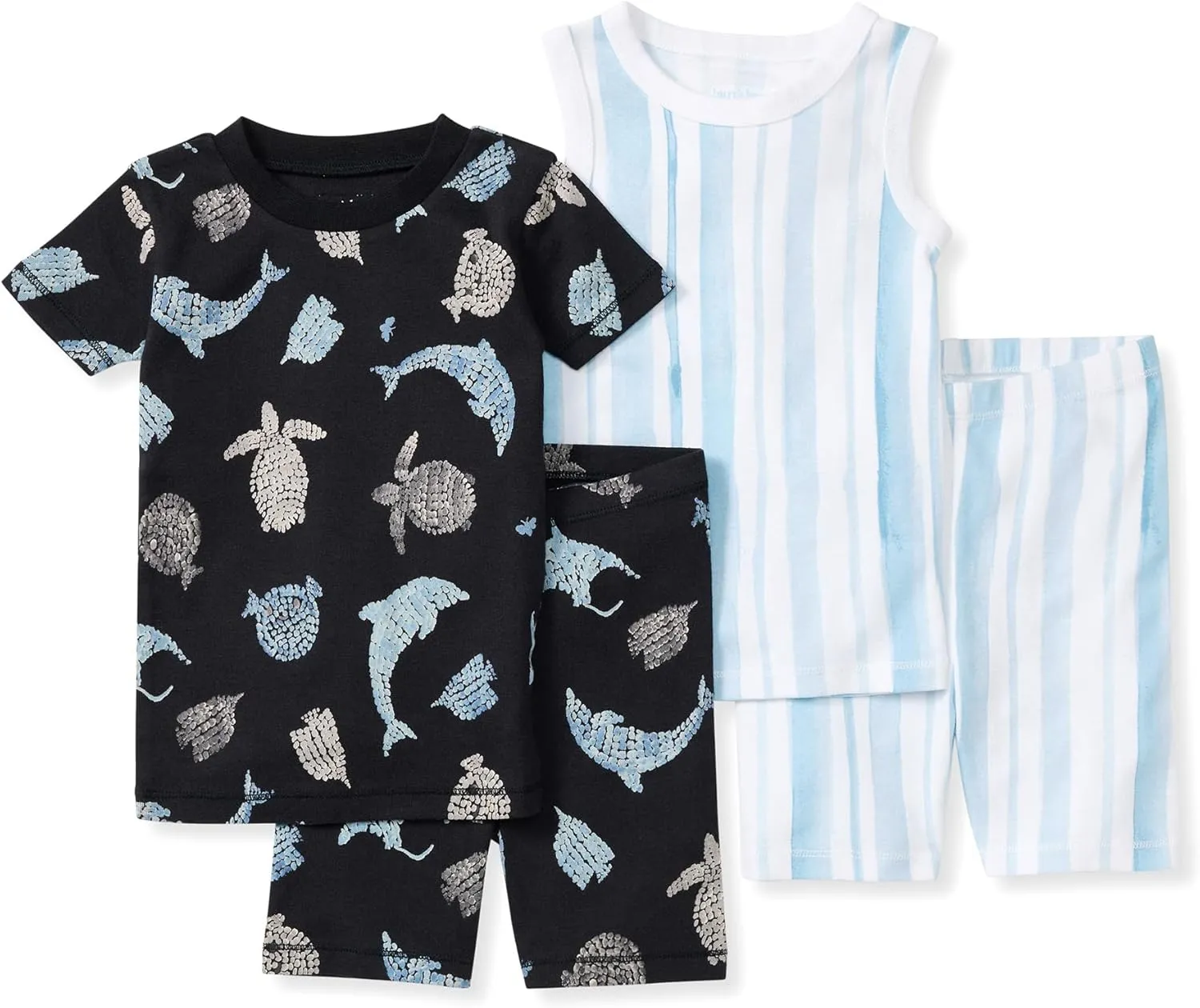 Burt's Bees Baby Baby Boys' Pajamas, Tee and Pant 2-Piece Pj Set, 100% Organic Cotton