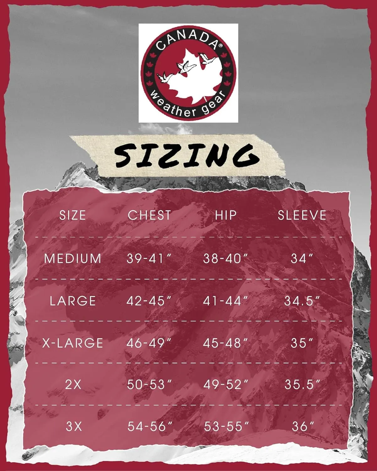 CANADA WEATHER GEAR Men's Winter Jacket  Heavyweight Puffer Jacket  Casual Coat for Men (M-XXL)
