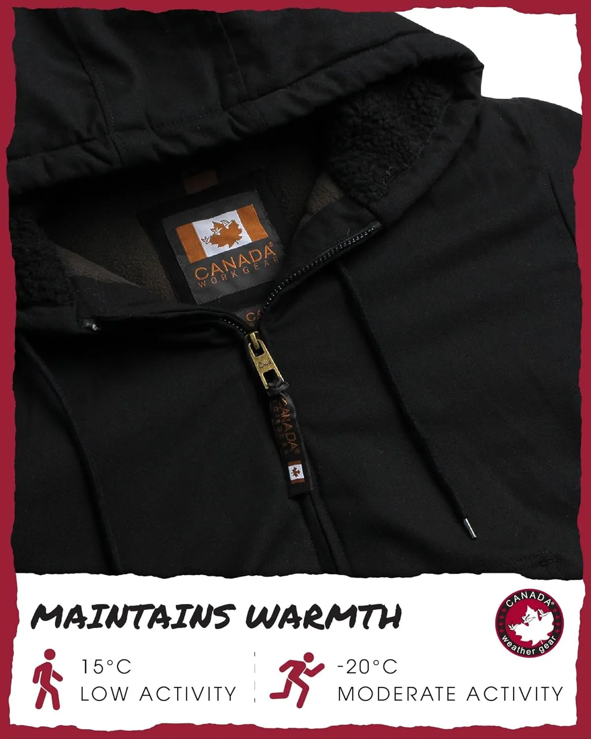 CANADA WEATHER GEAR Men's Winter Jacket  Heavyweight Puffer Jacket  Casual Coat for Men (M-XXL)