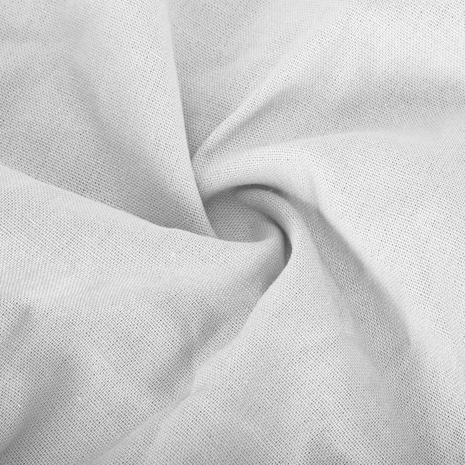 Cotton Linen Pants for Women Drawstring Elastic Waist Trousers Summer Solid Business Casual Gauze Pant Beach Clothes