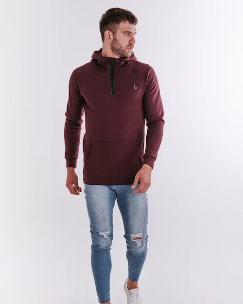 CrossFleece 1/4 Zip Hoodie MEN - Port