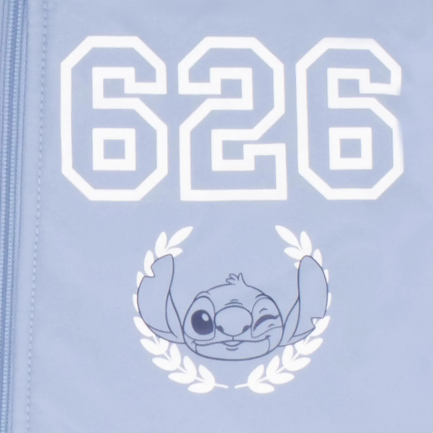 Disney Lilo & Stitch Girls Varsity Bomber Jacket Zip-Up Lilo and Stitch Graphic Print Jacket for Kids