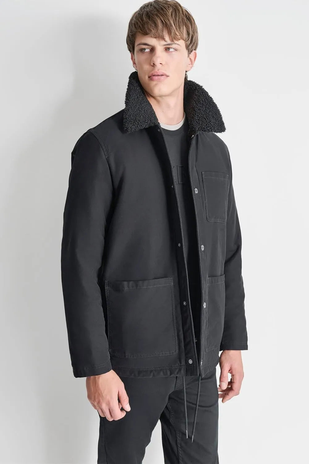 DKNY Men's Sherpa Lined Fashion Jacket