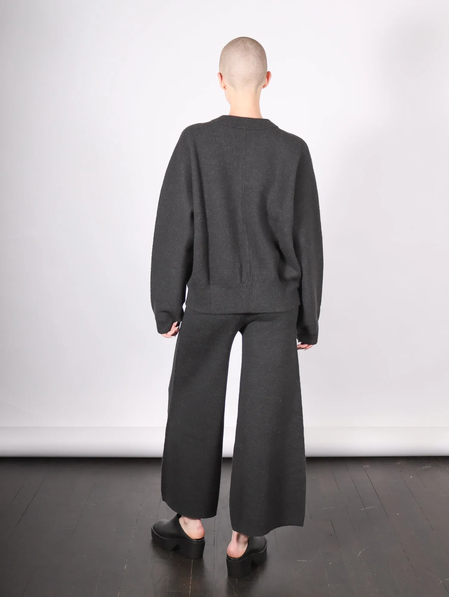 Double Knit Bomber in Ink by Lauren Manoogian