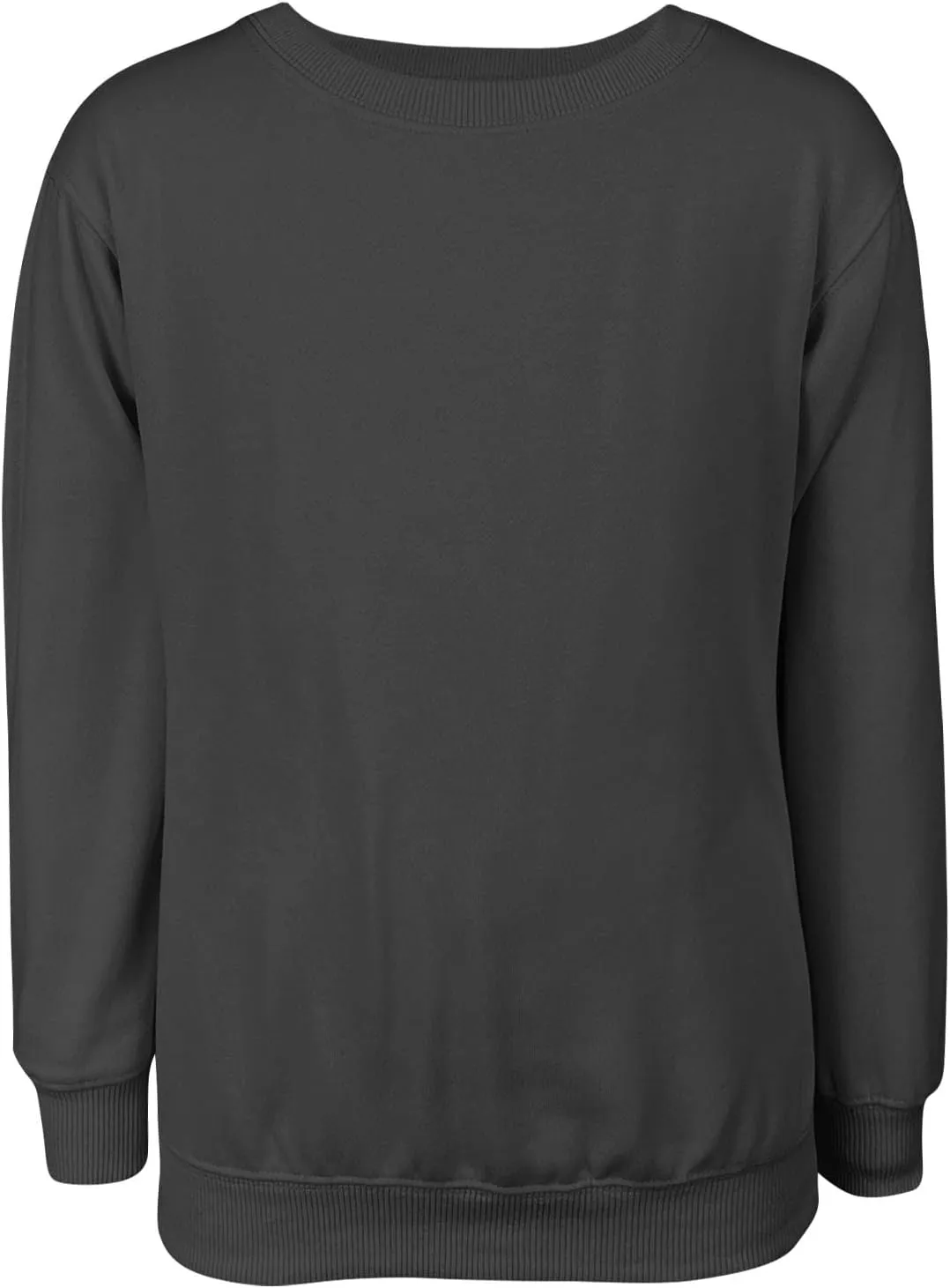 Fanway&EC Girls Casual Crewneck Sweatshirts Long Sleeve Cute Pullover Oversized Lightweight Fleece Tops