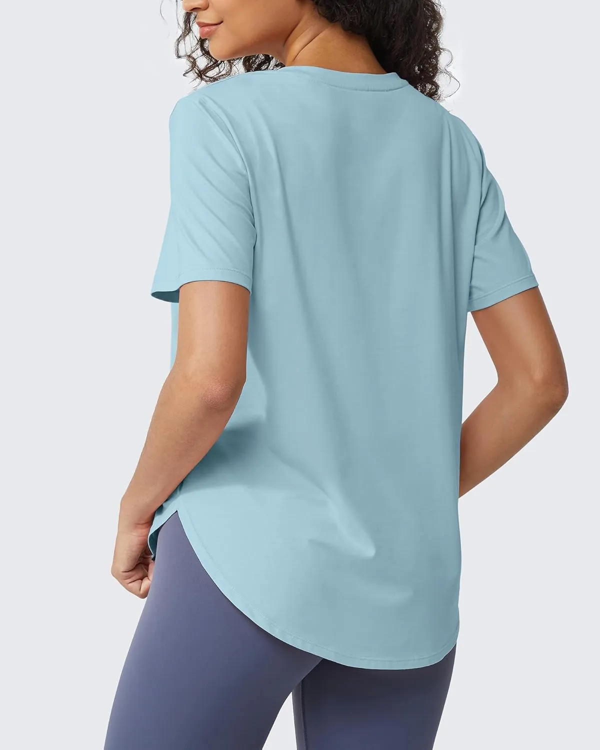 G4Free Short Sleeve Workout Tops for Women Athletic T-Shirts Lightweight Yoga Running Tee Top