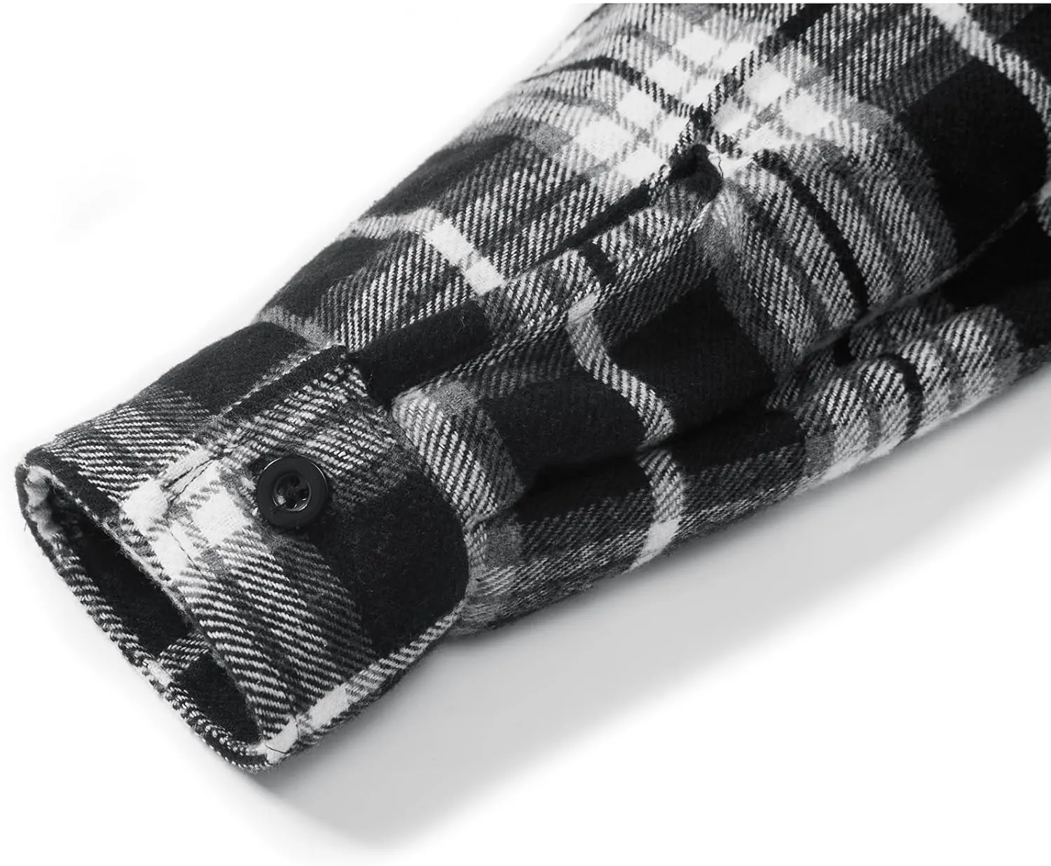 GEEK LIGHTING Men's Flannel Shirts Jacket Sherpa Lined Fleece Plaid Hoodie Long Sleeve Winter Warm Coat