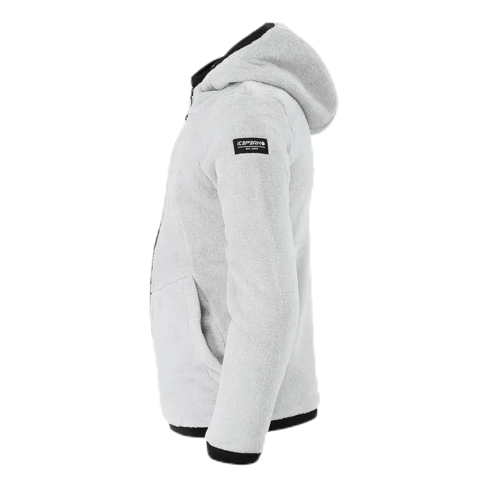 Hestia Junior Fleece Hoodie Black/Grey