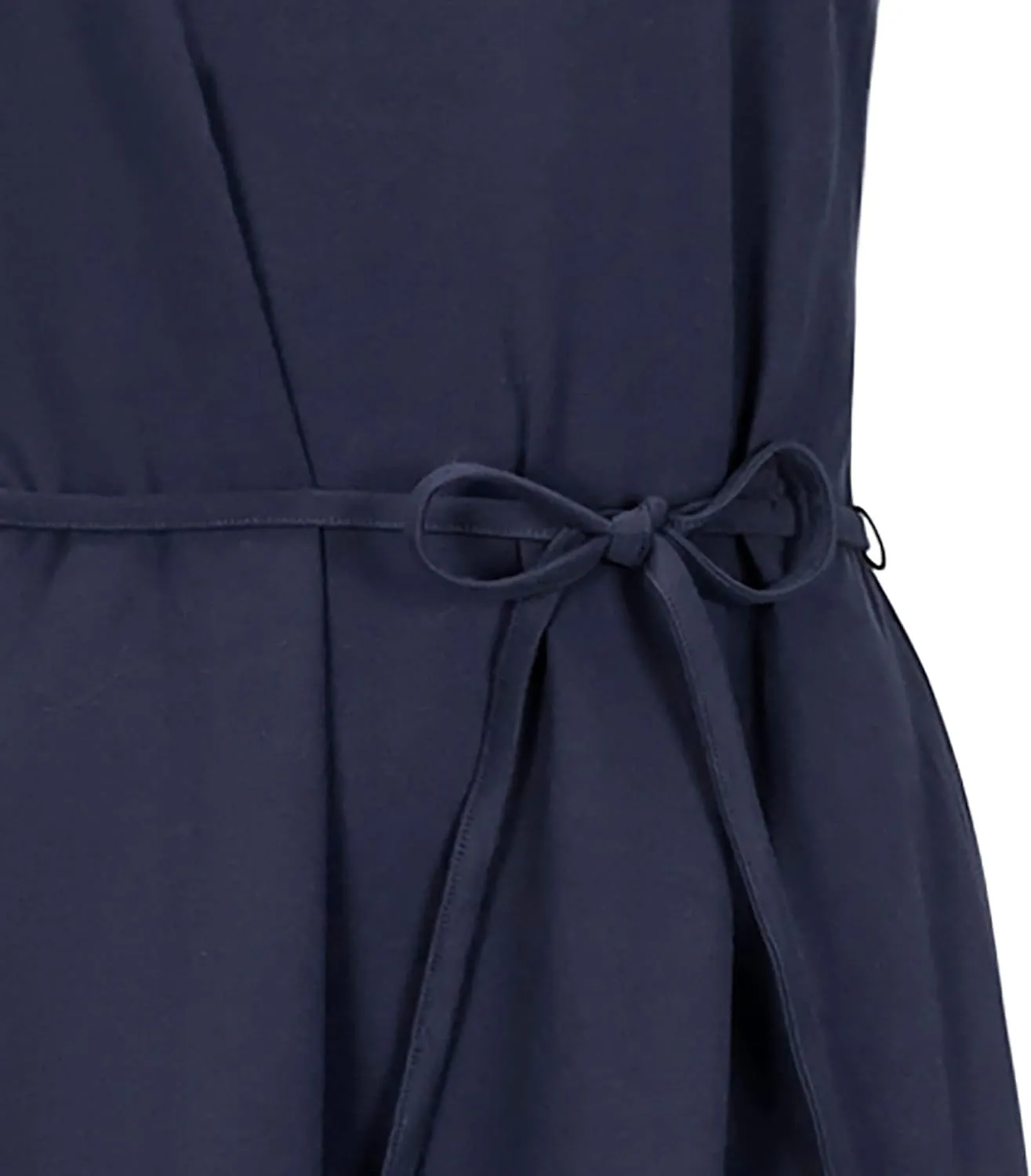 Hope & Henry Women's Short Sleeve Tie-Front Knit Dress