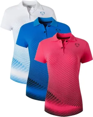 jeansian Women's 3 Packs Outdoor Sport Dry Fit Polo Tee Poloshirt Tshirt Golf TennisT-Shirt SWT251