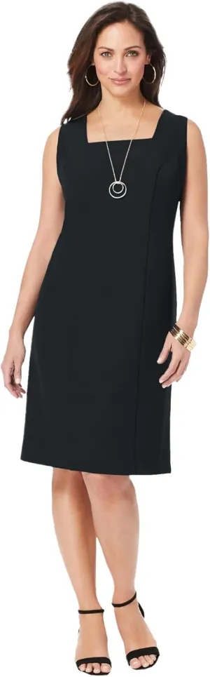 Jessica London Women's Plus Size Bi-Stretch Sheath Dress