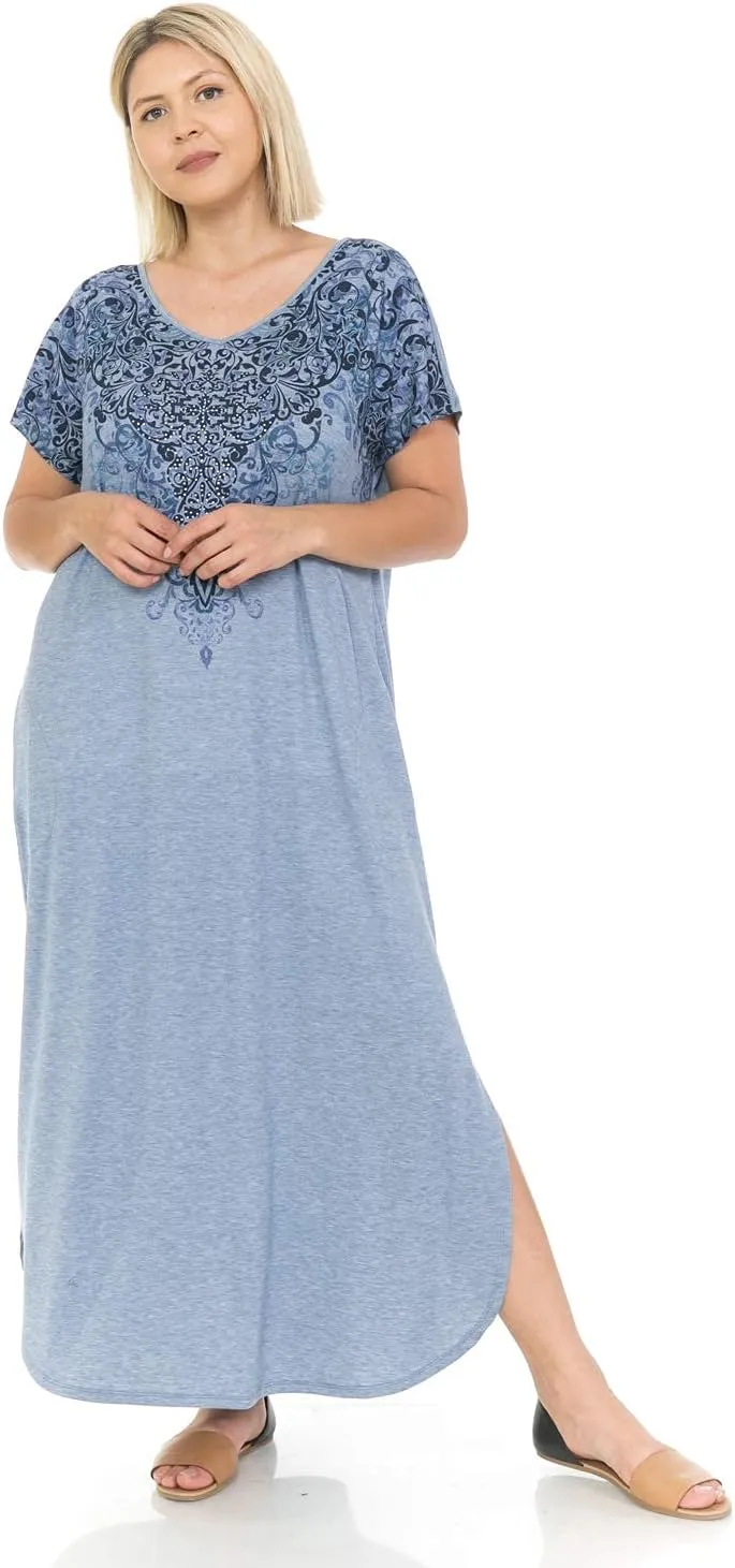 LEEBE Women and Plus Size Maxi Dress (Small-5X)