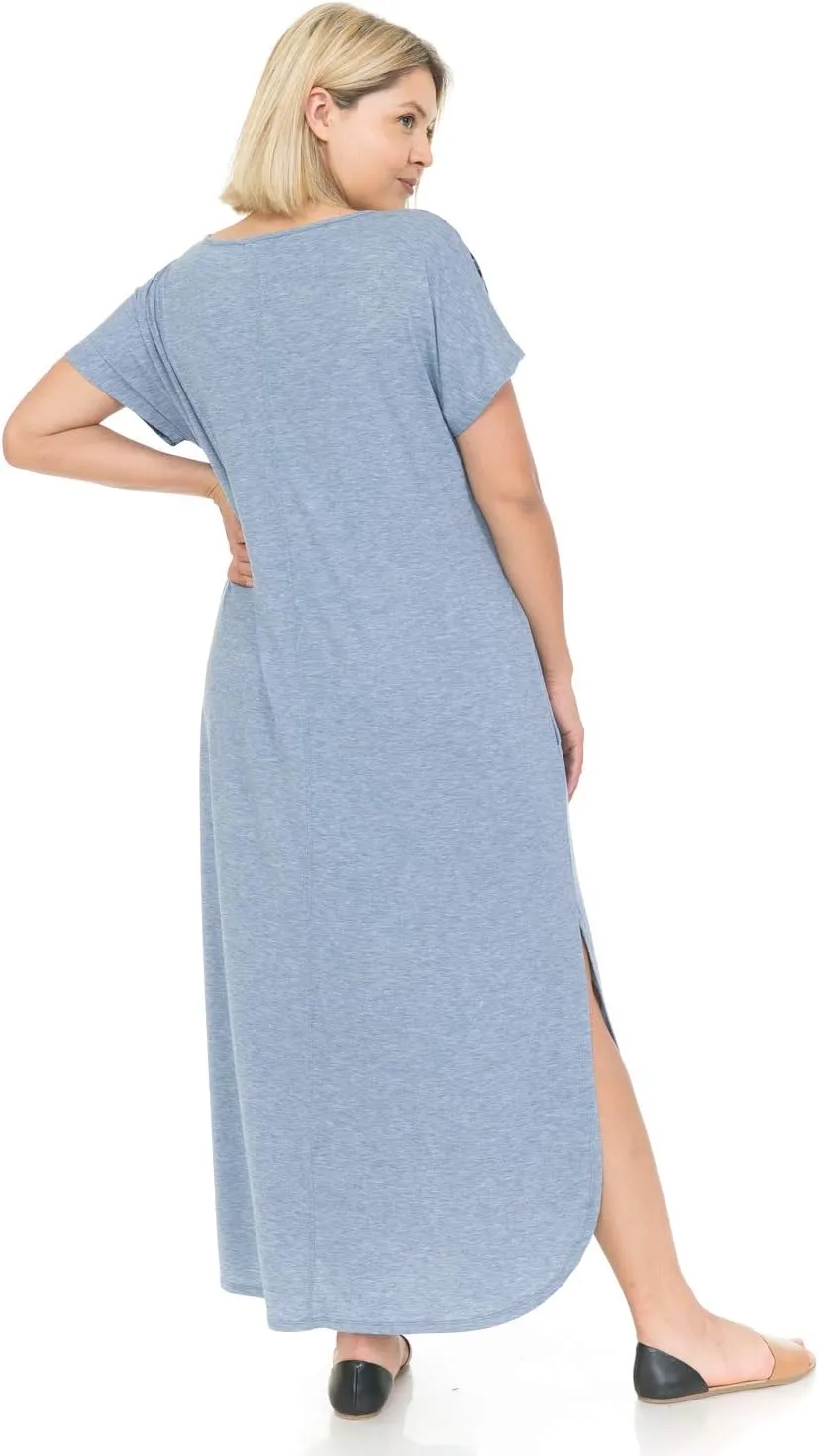 LEEBE Women and Plus Size Maxi Dress (Small-5X)