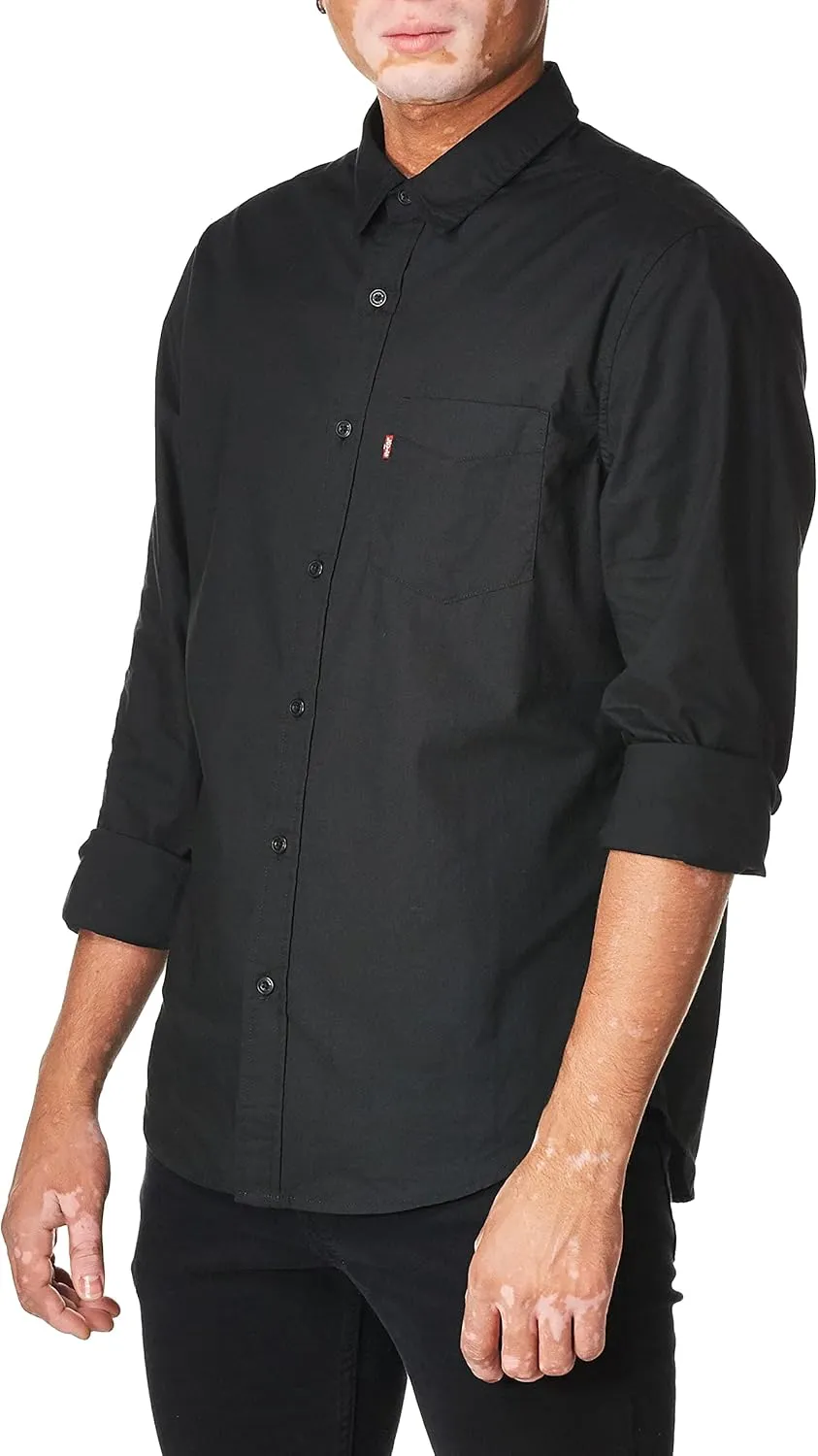 Levi's Men's Classic One Pocket Long Sleeve Button Up Shirt