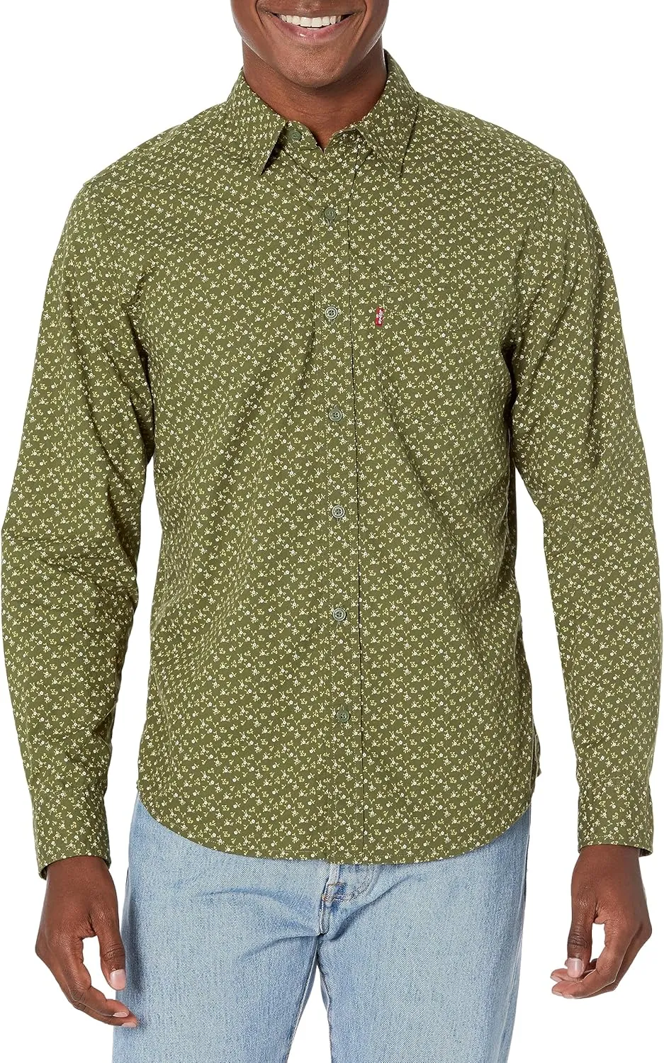 Levi's Men's Classic One Pocket Long Sleeve Button Up Shirt