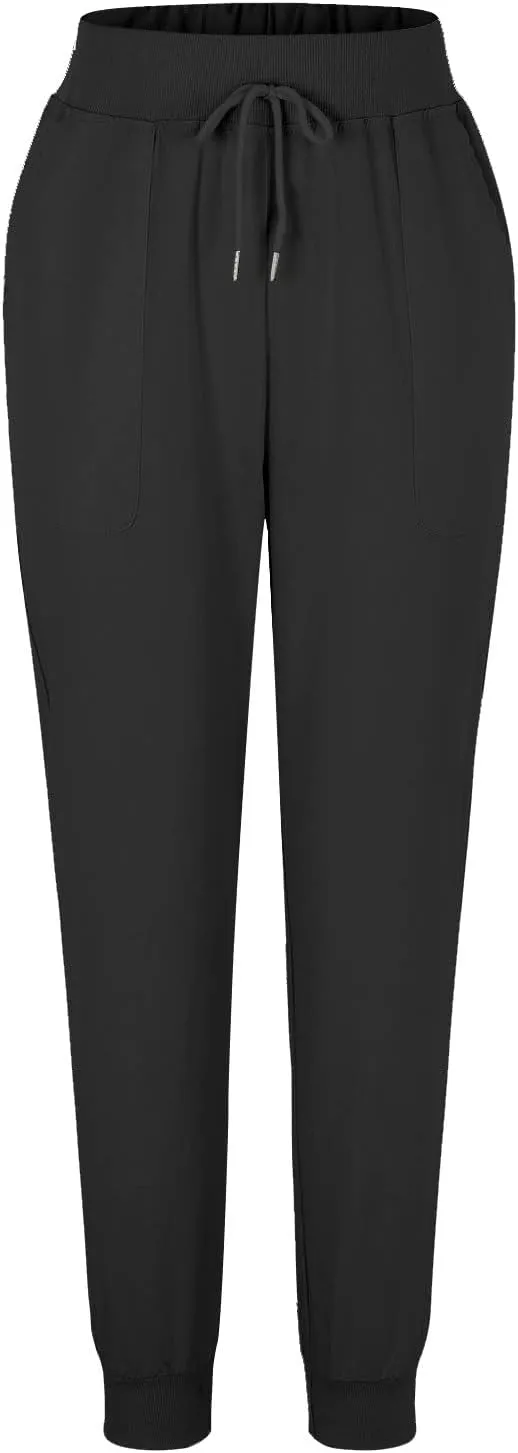 Linen Palazzo Pants for Women Casual High Waist Lightweight Summer Palazzo Trouser with Pockets Ladies Wide Leg Pants