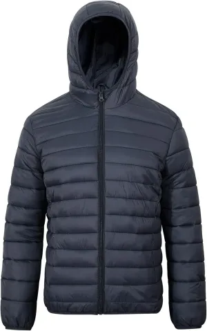 MADHERO Mens Packable Hooded Puffer Jacket Lightweight Water-Resistant Quilted Puffy Outerwear with Hood