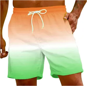 Matching Set Men Leisure Color Sports Dinosaur Solid Summer Men's Beach Men's Pants Mens Casual Shorts Swimming