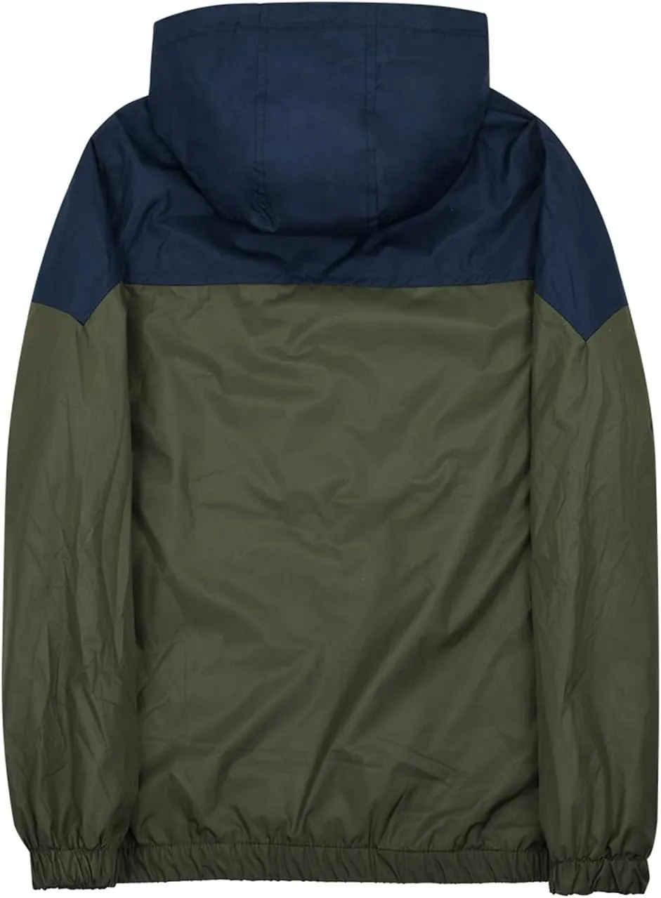 Men Waterproof Rain Jacket Outdoor Windbreaker Lightweight Running Hooded Trench Fashion Softshell Cycling Raincoat