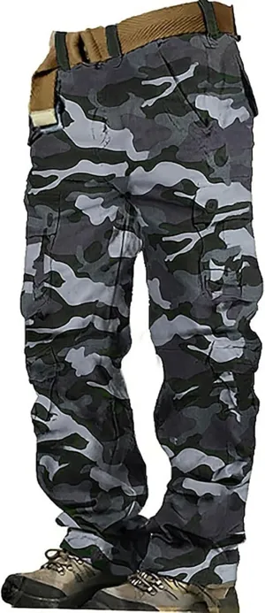 Mens Cargo Work Pants 6 Full Men's Cargo Cargo Pocket Men's Pants Gym Clothes for Men Sweat Pants Mens Lightweight