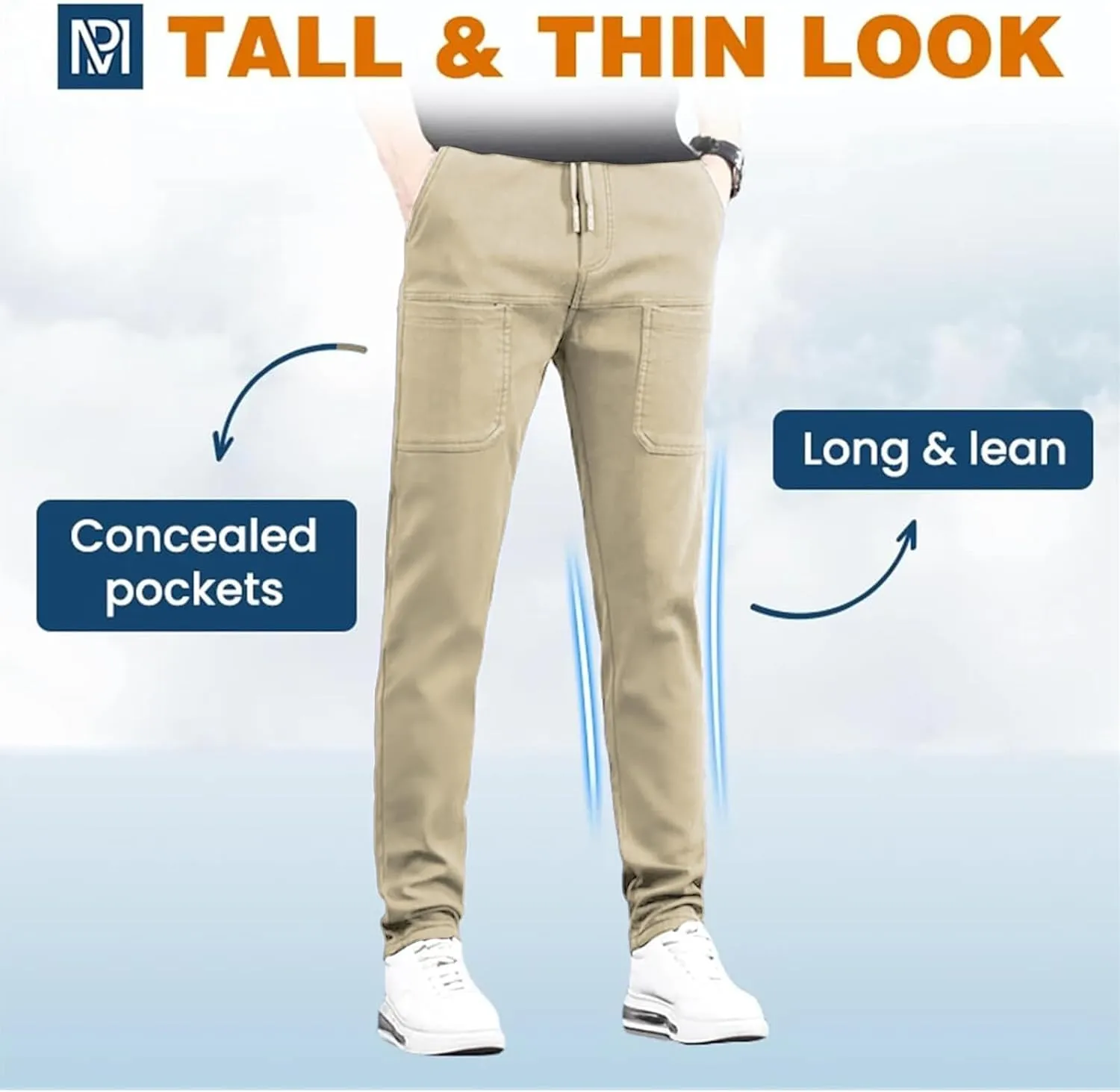 Mens Corduroy Drawstring Elastic Waist Baggy Tapered Wide Leg Cargo with Pockets Casual Joggers Sweatpants Pants