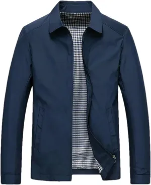 Men's Spring Fall Clothing Lapel Jacket Casual Business Clothing