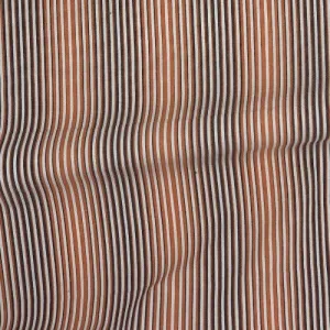 Moca/Melon | Yarn Dye Stripe STRETCH Spandex Shirting - SKU 4377 #U135