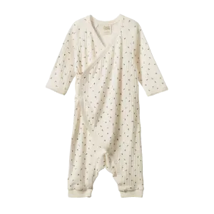 Nature Baby Kimono Stretch & Grow Pointelle -  Aster Floral Print