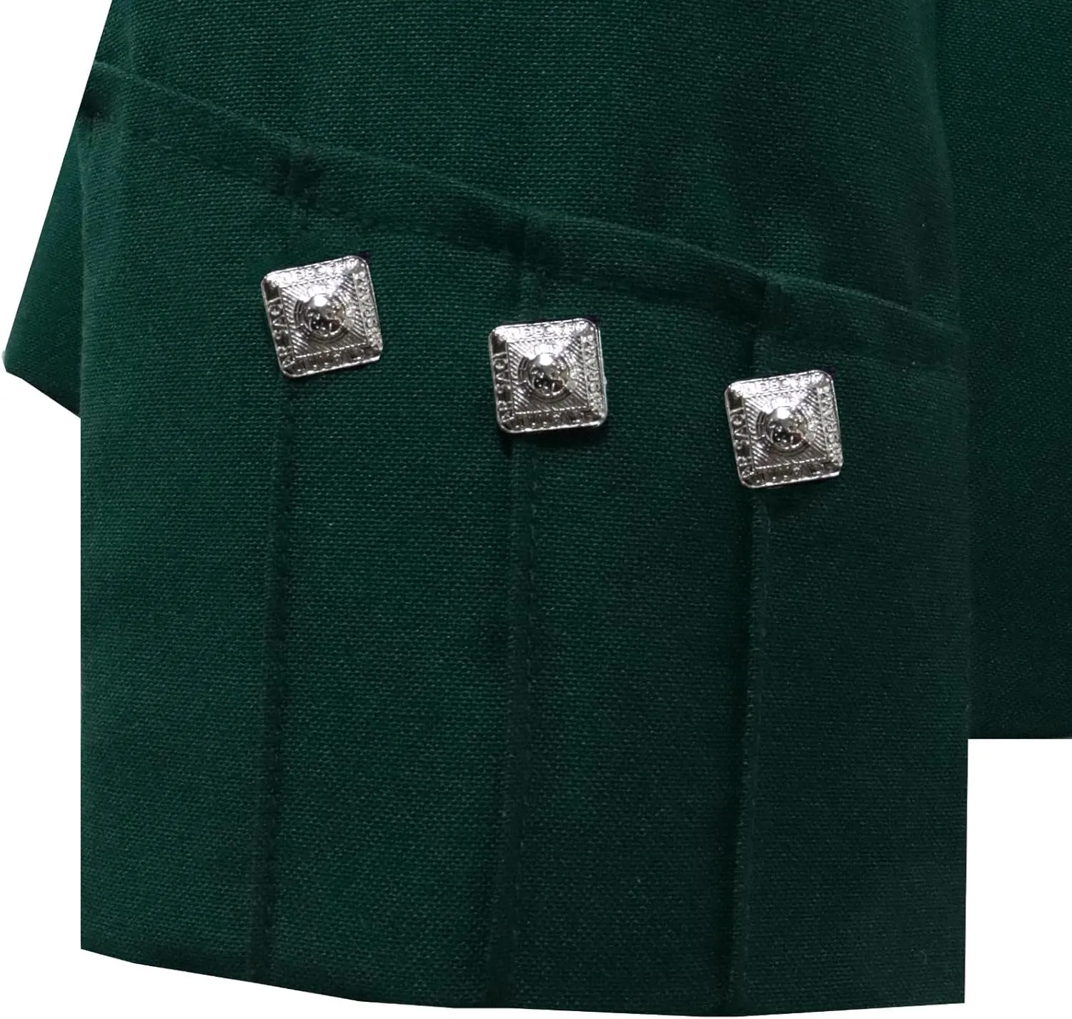 Octal - Scottish Argyll Kilt Jacket with Vest 15 Oz Finest Barathea Wool Fabric with 5 Button Vest Gauntlet Style Cuffs