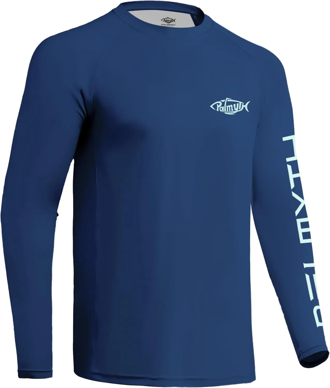 Palmyth Fishing Shirts for Men Long Sleeve UPF 50  T Shirt Sun Protection Tee