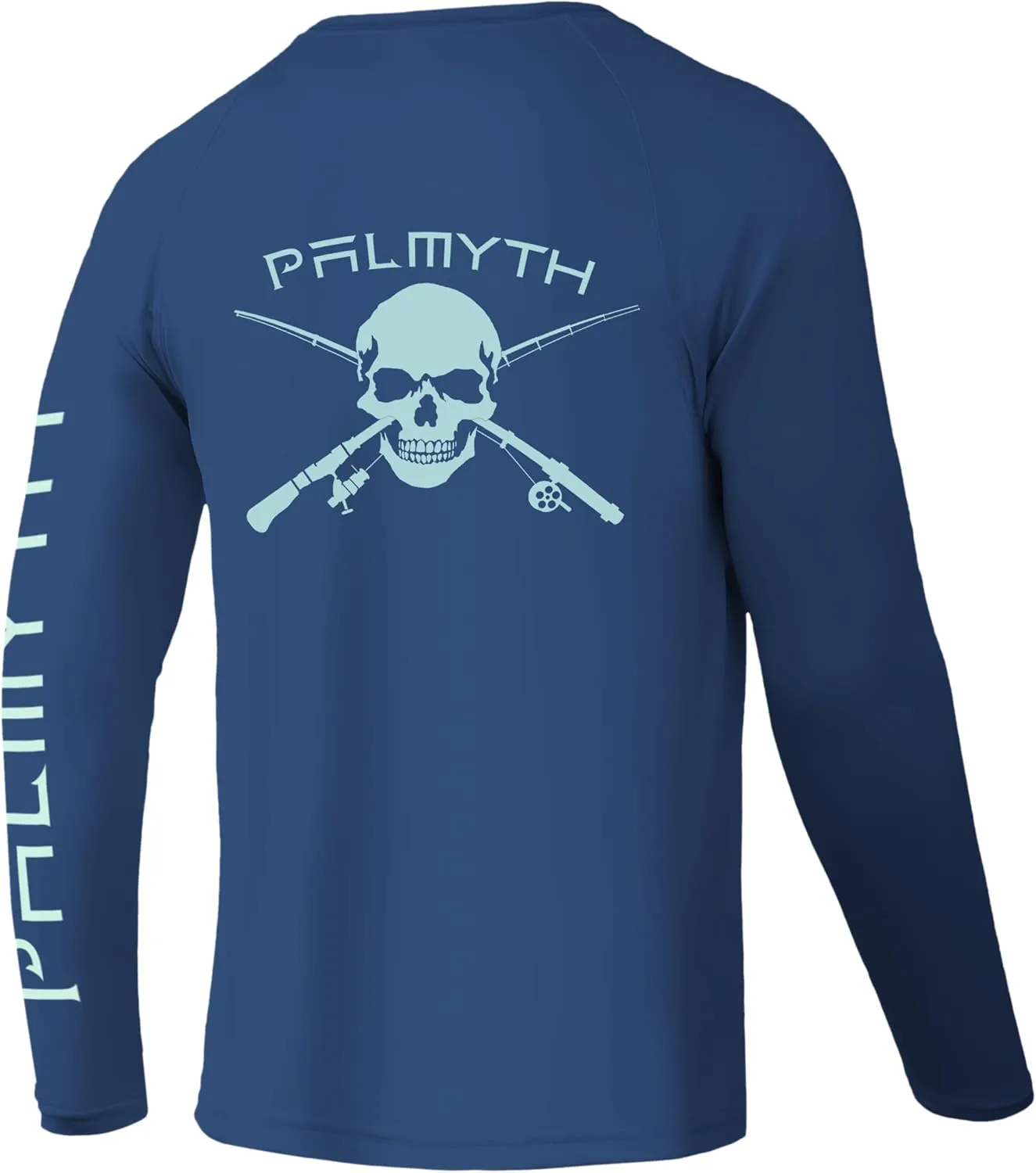 Palmyth Fishing Shirts for Men Long Sleeve UPF 50  T Shirt Sun Protection Tee