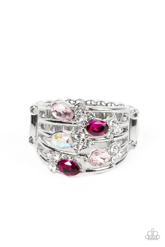 Paparazzi Ring ~ Ethereal Escapade - Pink