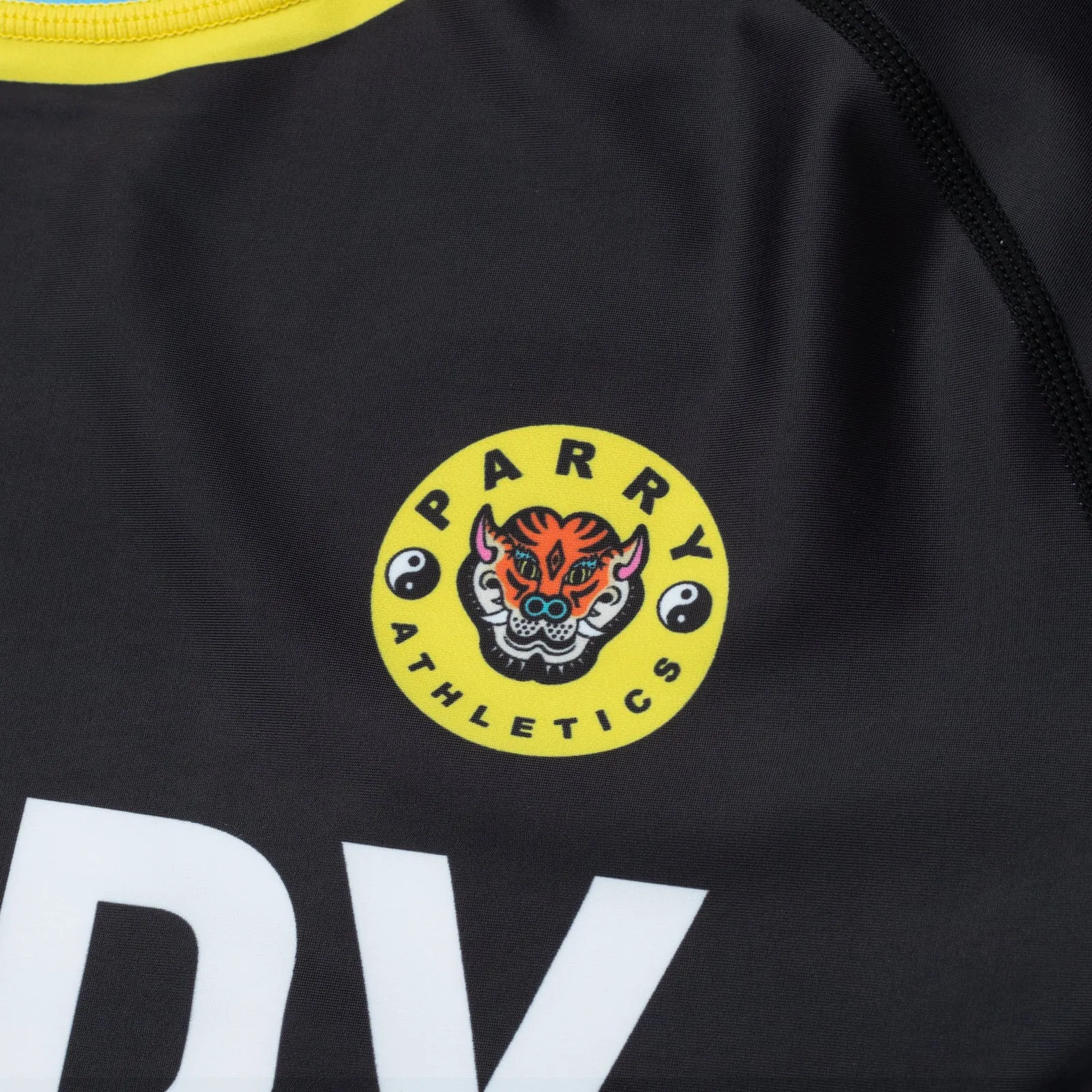 PARRY "Tiger" Black Long Sleeve Rash Guard