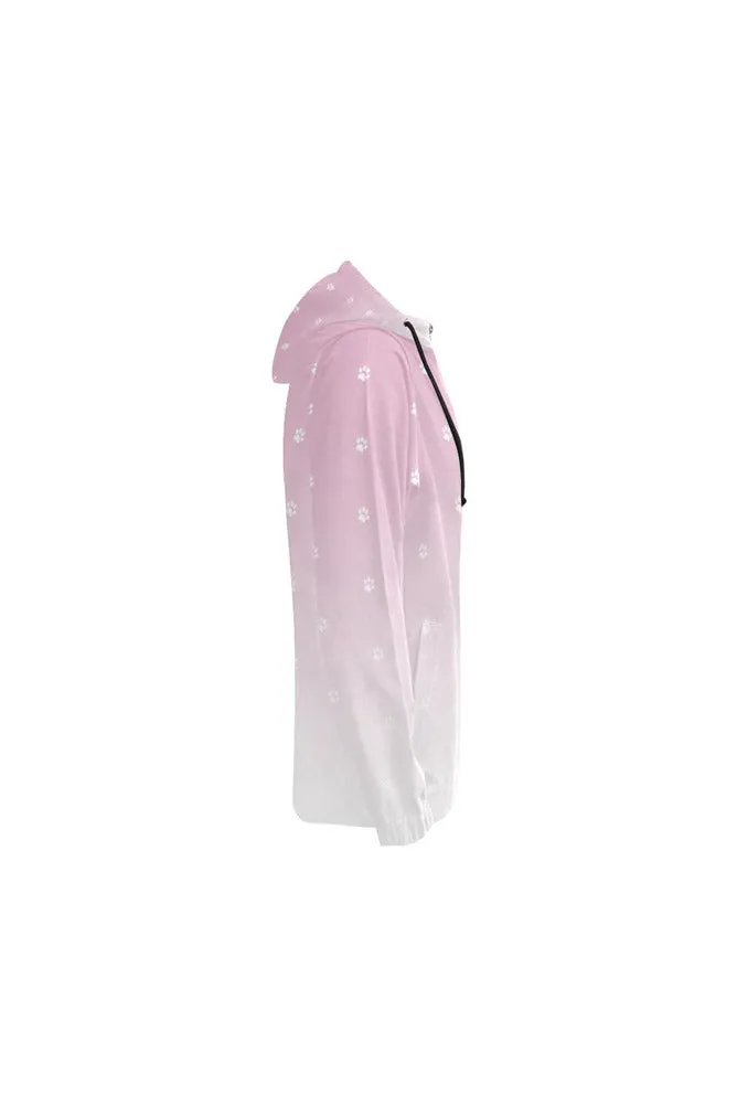 Pawing Upward All Over Print Full Zip Hoodie for Women (Model H14)