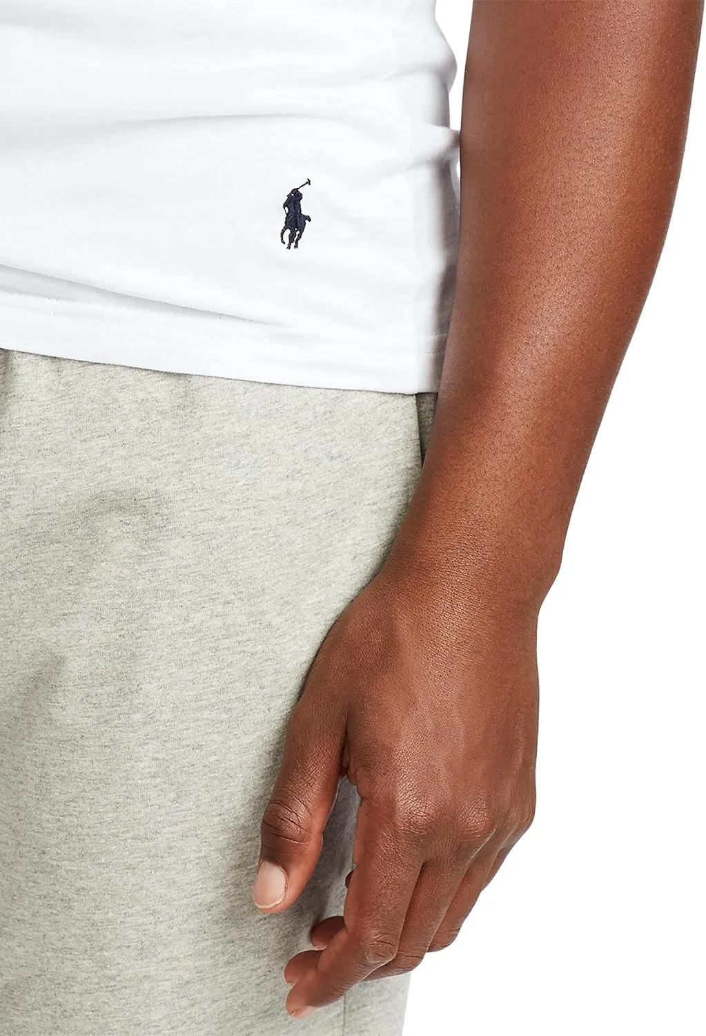 Polo Ralph Lauren Men's Slim Fit Cotton V-neck Undershirt 3-pack