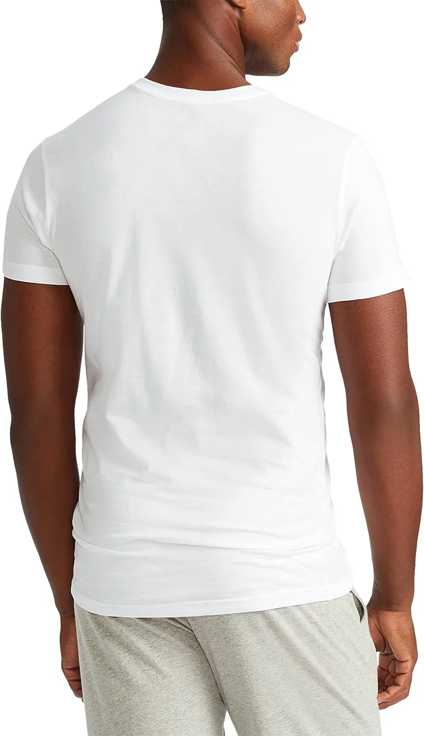 Polo Ralph Lauren Men's Slim Fit Cotton V-neck Undershirt 3-pack