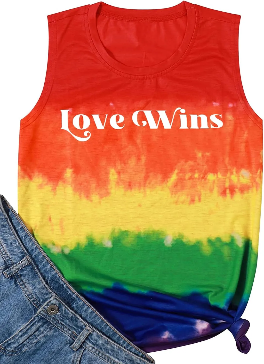 Pride Tank Tops Women Love Wins Gay Sleeveless Shirt LGBT Rainbow Tee Summer LGBTQ Tops